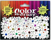 Petaloo - Color Me Crazy - Jeweled Florettes Multi-colored centers